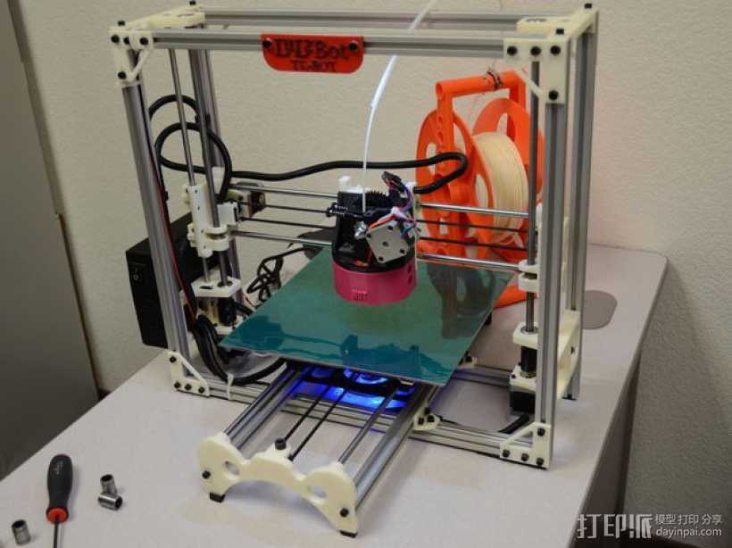 LulzBot自制3D打印机 3D打印模型渲染图