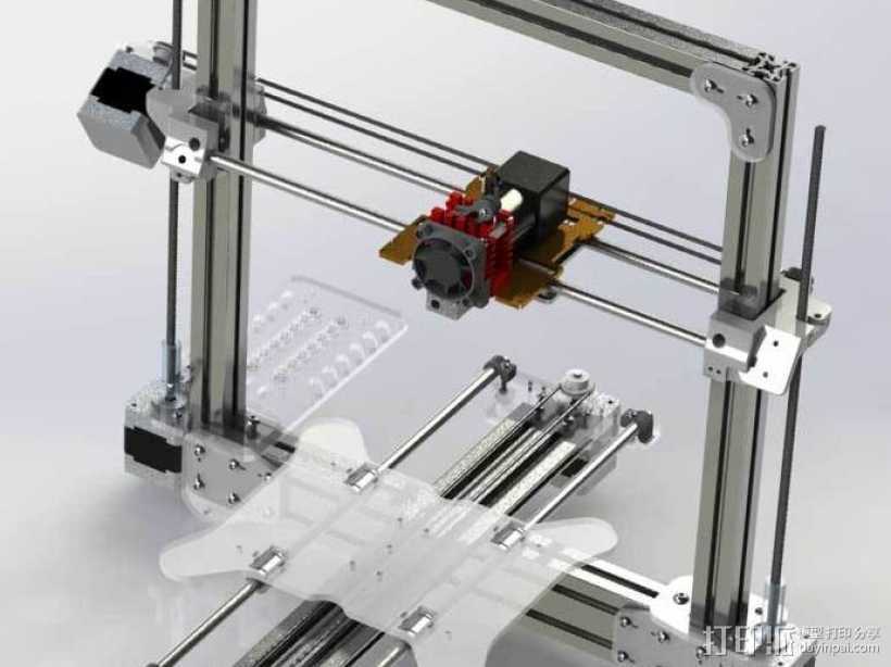 Bukobot 3D打印机 3D打印模型渲染图