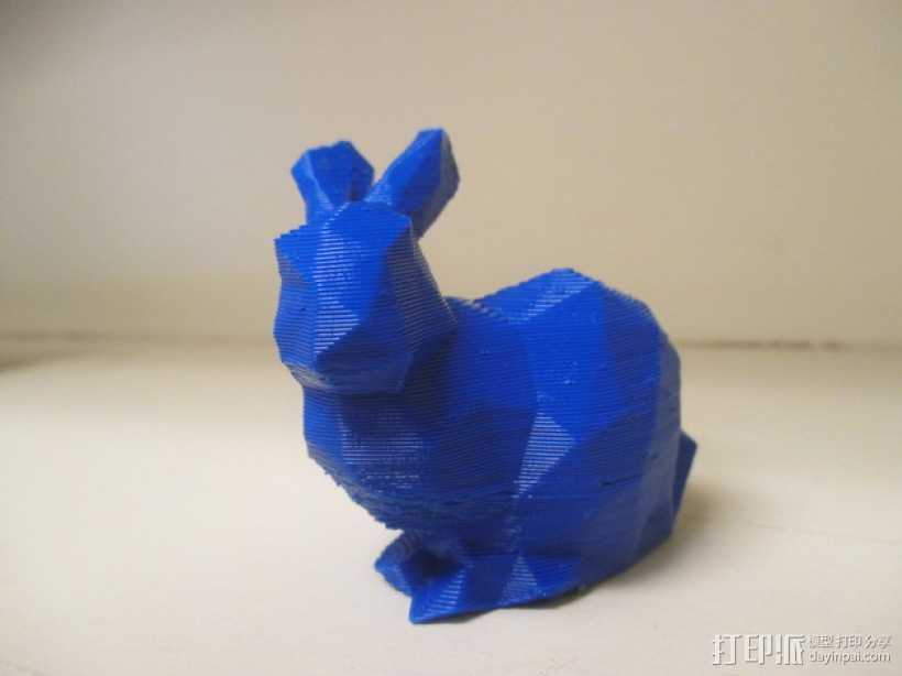 聚斯坦福兔子 3D打印模型渲染图