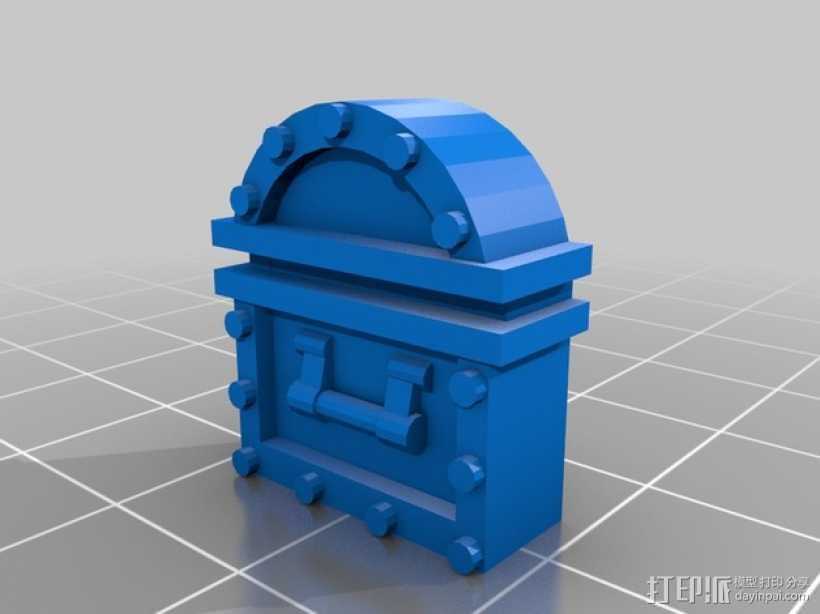 百宝箱连接器  3D打印模型渲染图