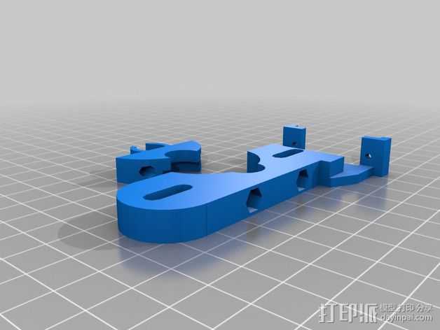 自动调平器 3D打印模型渲染图