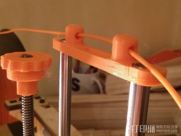 Printrbot Simple打印机Z轴导线器 3D打印模型渲染图