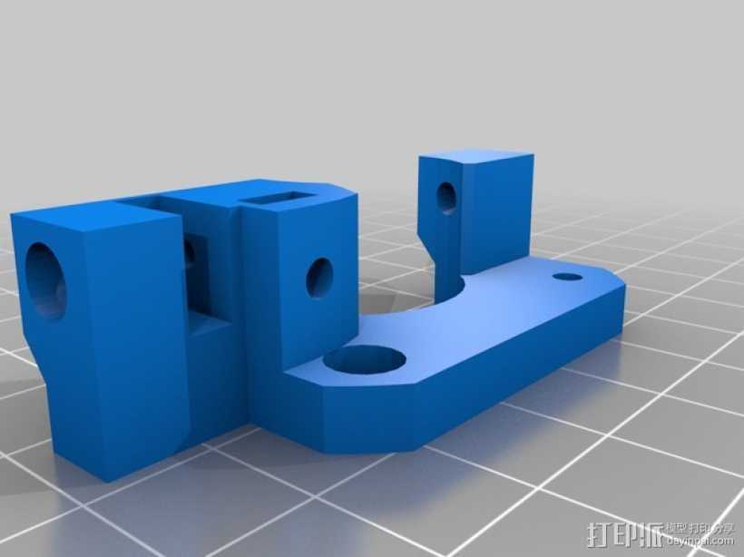 挤出机 3D打印模型渲染图