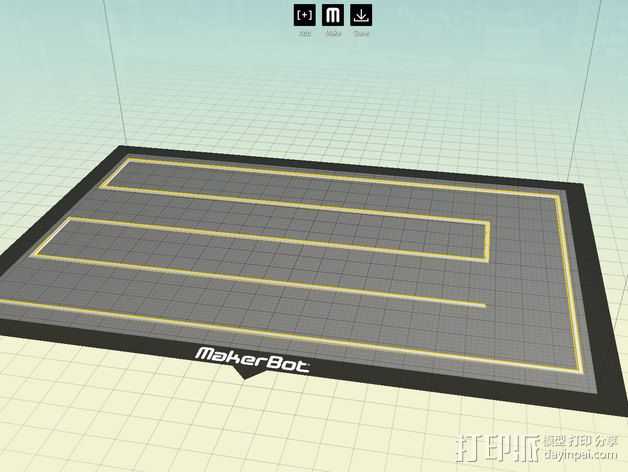 打印床盘式水准器 3D打印模型渲染图