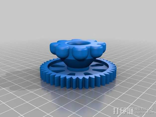 齿轮 3D打印模型渲染图
