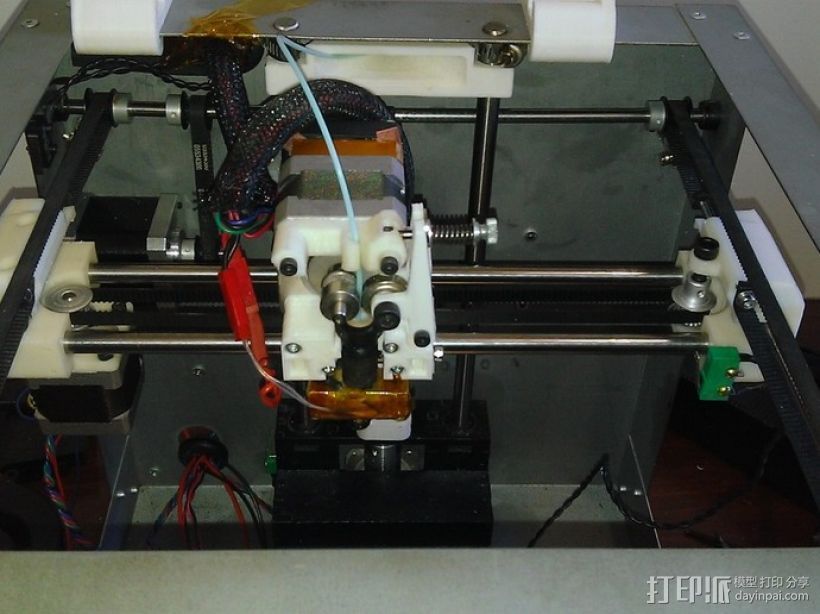 打印机X轴和Y轴部件 3D打印模型渲染图