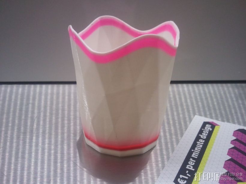 笔筒 花瓶 收纳盒 3D打印模型渲染图
