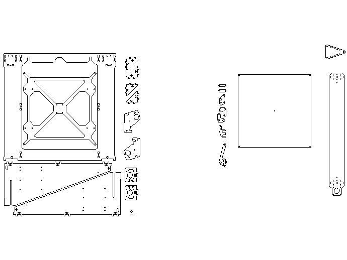 prusa i3 打印机框架