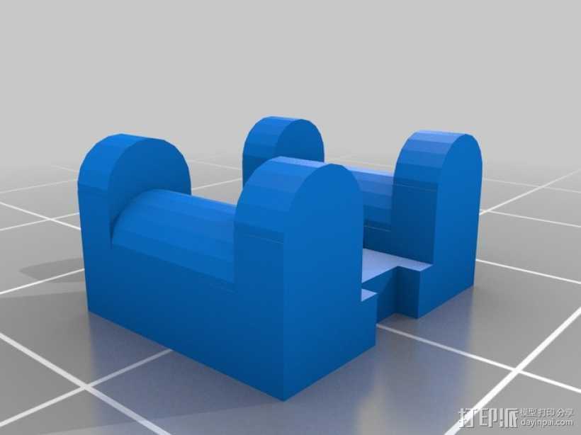 Ultimaker打印机皮带张紧器 3D打印模型渲染图