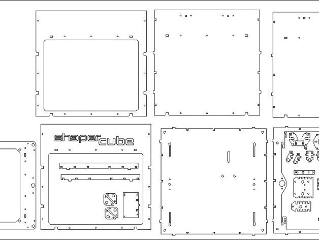 Shapercube打印机部件