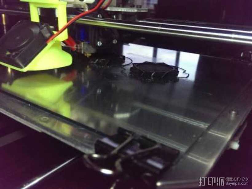 RigidBot打印机散热风扇 3D打印模型渲染图