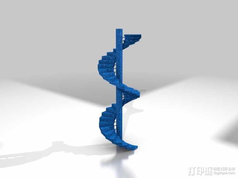 天国的阶梯 打印测试  3D打印模型渲染图
