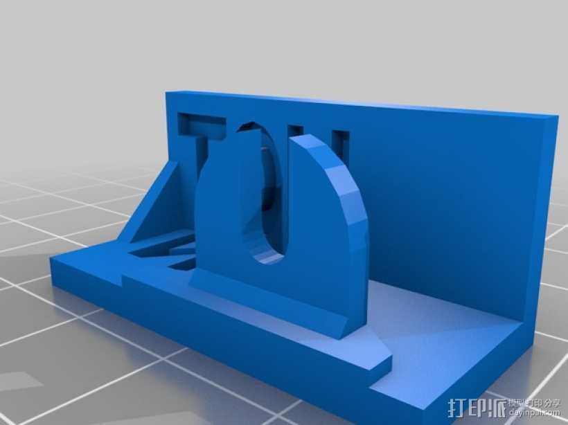 打印机热床指示灯灯罩 3D打印模型渲染图