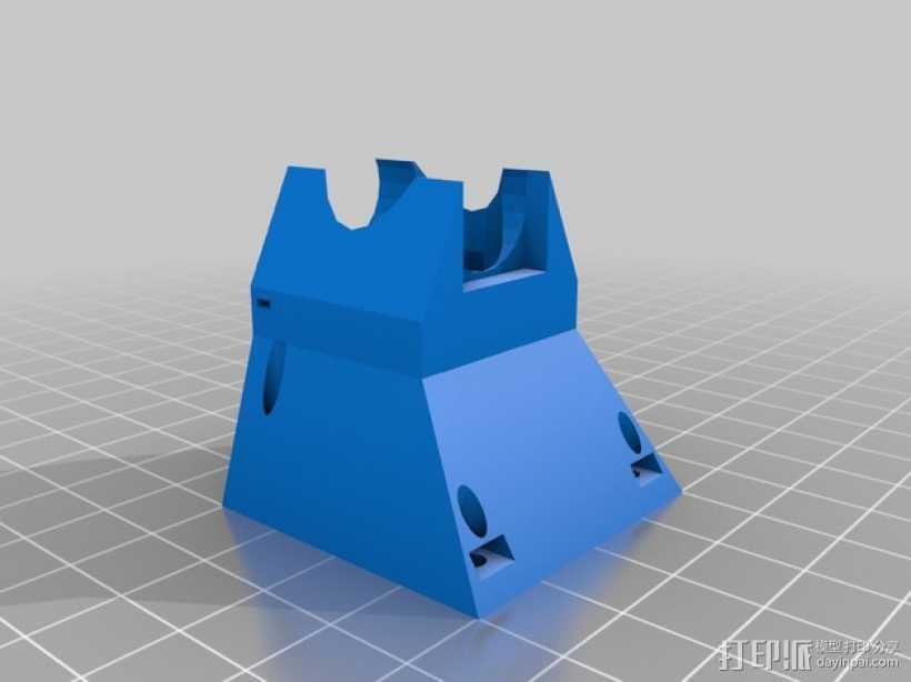 风扇支架 风扇导管 3D打印模型渲染图