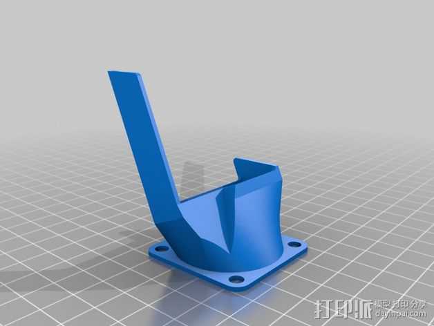 风扇罩 风扇导管 3D打印模型渲染图