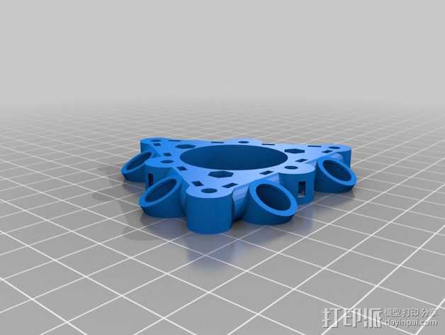 磁力部件连接器 3D打印模型渲染图