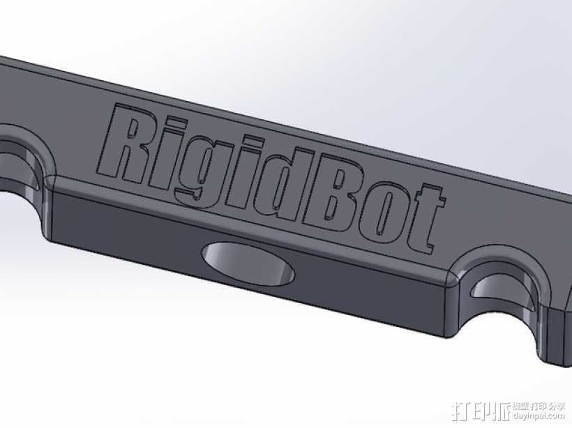 Rigidbot 3D打印机夹具 固定夹 3D打印模型渲染图