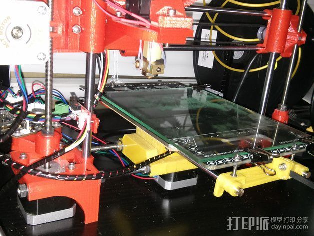  Portabee 3D 打印机Y轴部件 3D打印模型渲染图