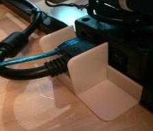 RigidBot打印机电缆插槽保护器