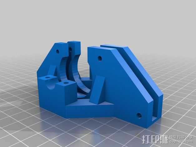 Prusa i3打印机框架撑脚 3D打印模型渲染图