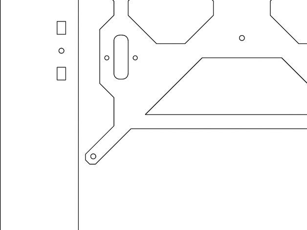  Prusa i3打印机外框结构