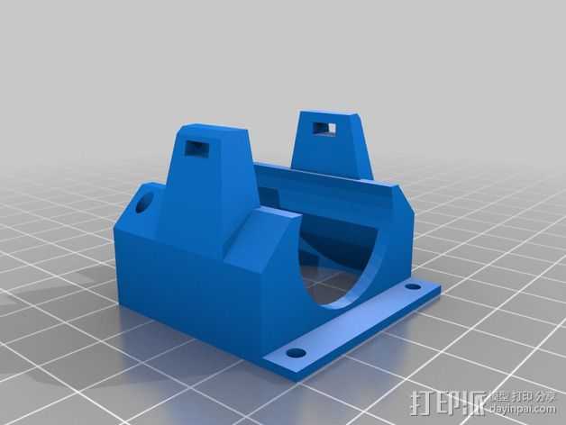 40毫米风扇罩 3D打印模型渲染图