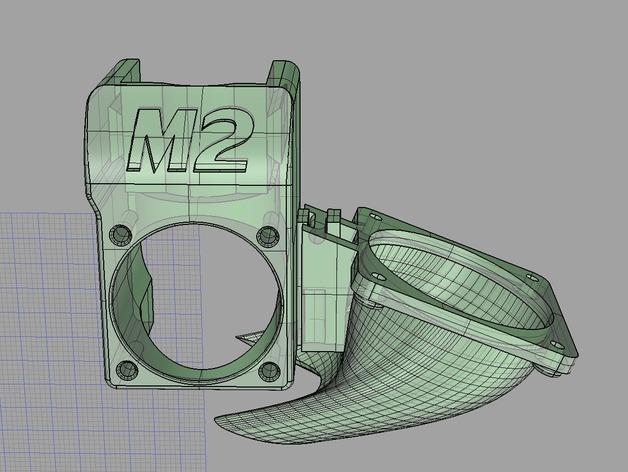 makergear m2打印机送料器和风扇导管