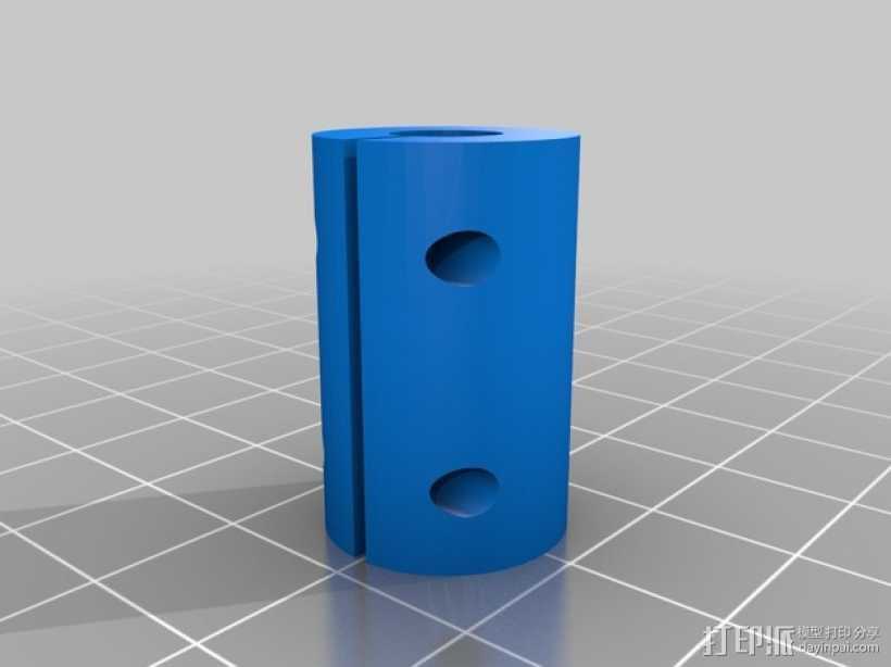 Printrbot Simple打印机Z轴耦合器 3D打印模型渲染图