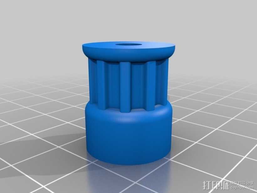 滑轮替换件 3D打印模型渲染图