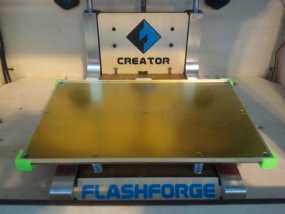 Flashforge/Replicator打印床边角保护器