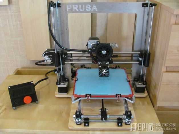 打印床安装支架 3D打印模型渲染图
