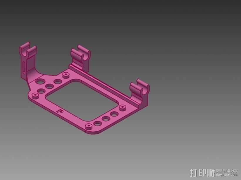 Ramps (2)电路板支撑架 3D打印模型渲染图