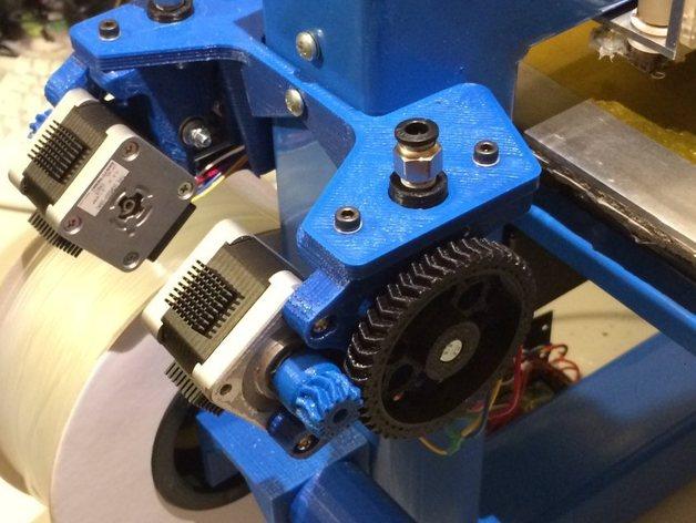 Wade's Extruder 挤出机的滚铣齿轮