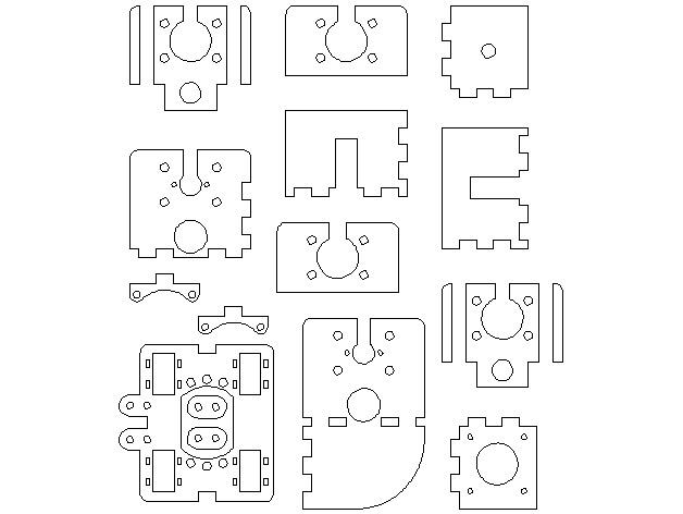  MendelMax打印机木质部件