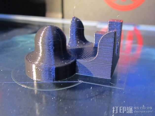 打印材料测试 3D打印模型渲染图