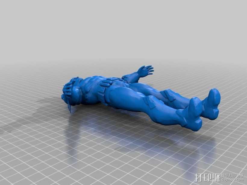 蝙蝠侠 3D打印模型渲染图