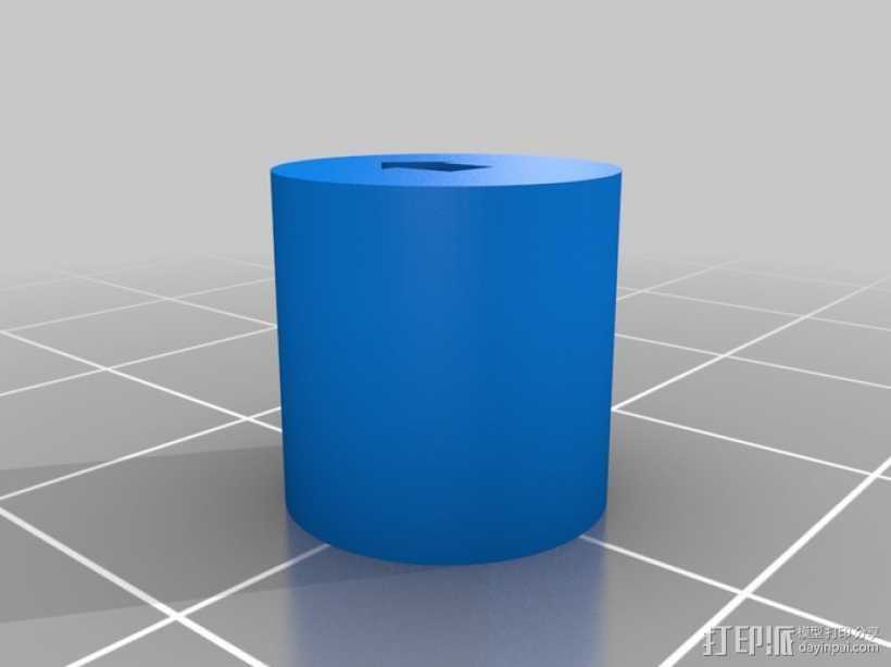 圆柱 3D打印模型渲染图