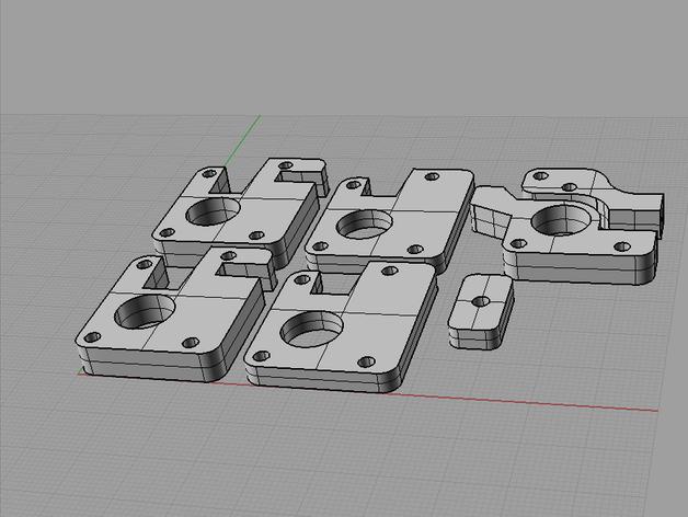 Ultimaker打印机XY轴的滑块