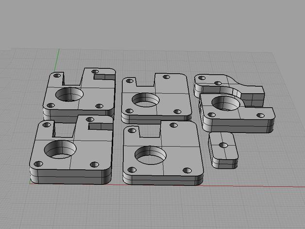 Ultimaker打印机XY轴的滑块