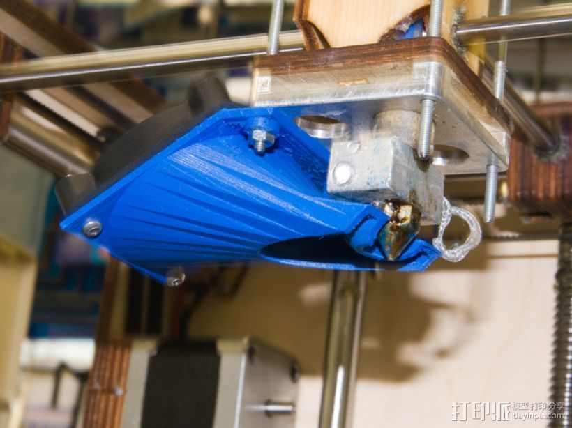 Ultimaker打印机的风扇导管 3D打印模型渲染图