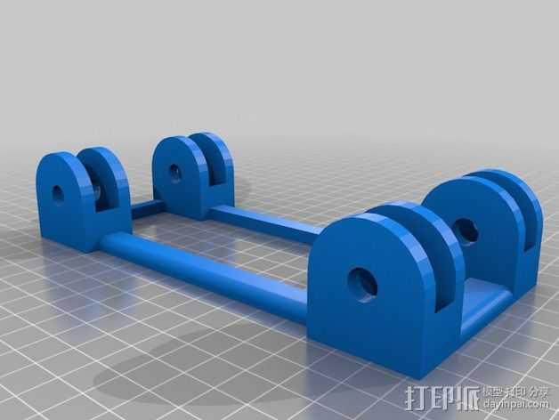 线轴支撑架 3D打印模型渲染图