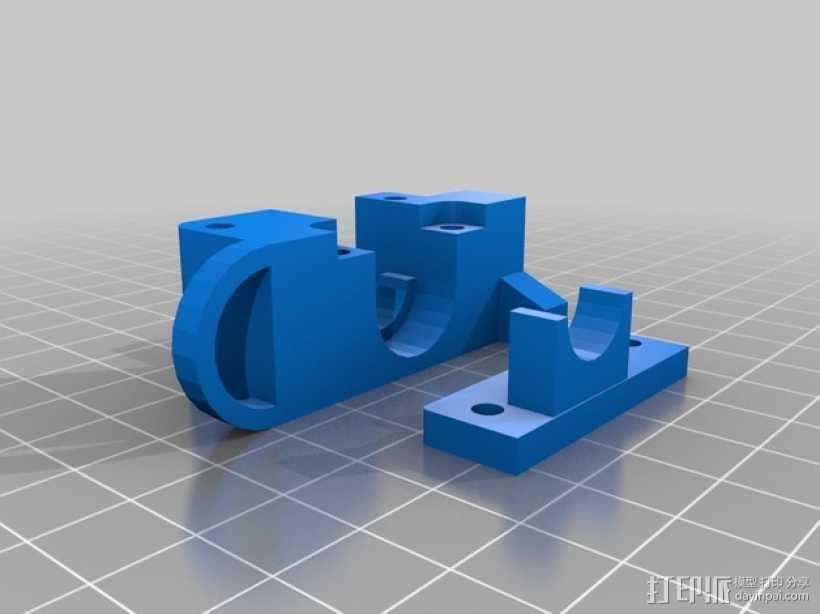 喷头支架 3D打印模型渲染图
