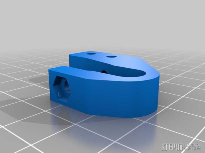 Prusa i3打印机Y轴的限位开关支架 3D打印模型渲染图