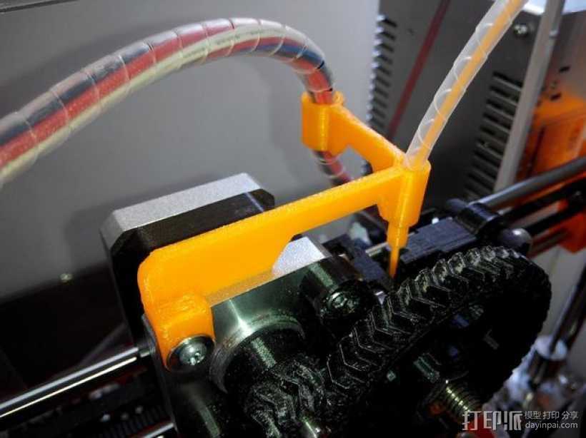 线材导轨 导线器 线材滤尘器 3D打印模型渲染图