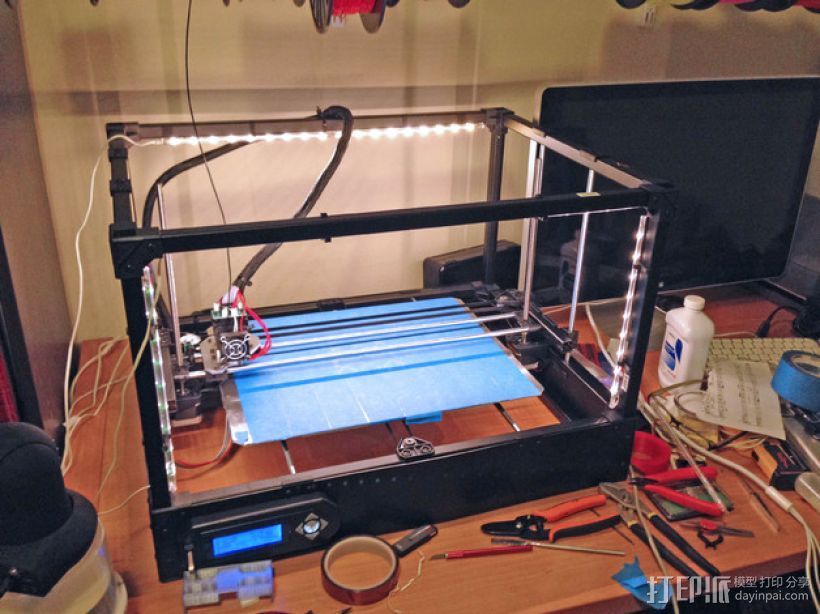 二极管固定夹 3D打印模型渲染图