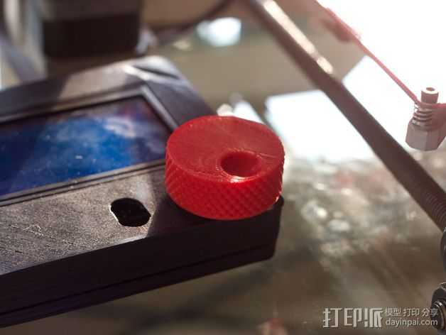 RepRap 打印机的控制器旋钮 3D打印模型渲染图
