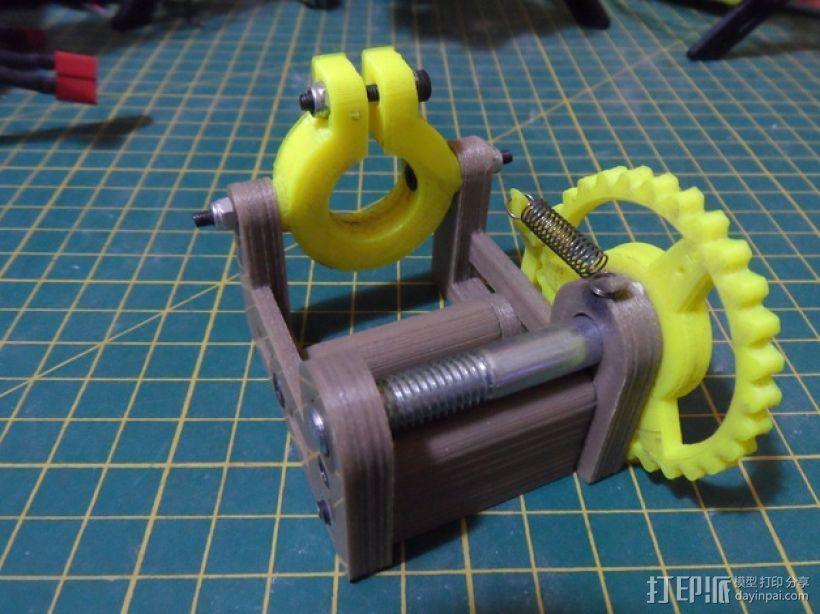 M8 滚铣螺栓 3D打印模型渲染图