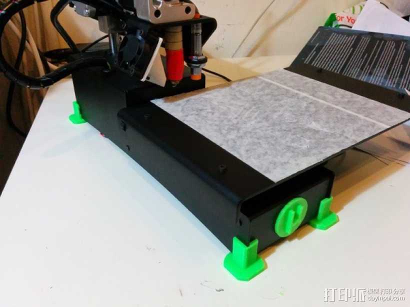 Printrbot Simple metal打印机的底垫 3D打印模型渲染图