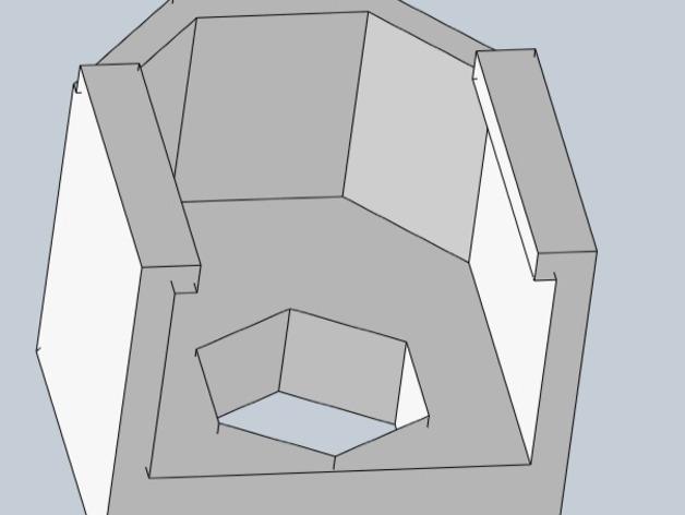 Prusa i3 y轴螺母支架