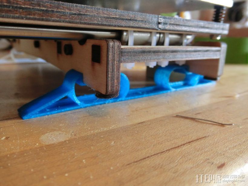  Printrbot打印机的防震动阻尼器 3D打印模型渲染图